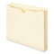 Manila File Jackets, 2-ply Straight Tab, Letter Size, Manila, 50/box