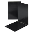 Prong Fastener Pressboard Report Cover, Two-piece Prong Fastener, 3" Capacity, 11 X 17, Black/black