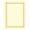 Premium Certificates, 8.5 X 11, Ivory/gold With Spiro Gold Foil Border,15/pack