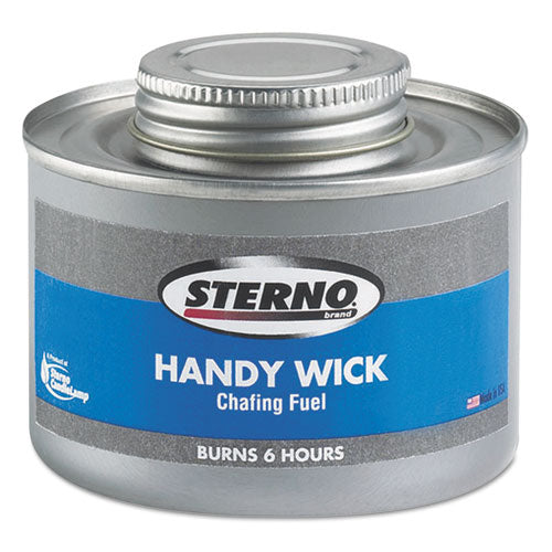 Handy Wick Chafing Fuel, Methanol, 6 Hour Burn, 7.11 Oz Can, 24/carton