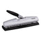 12-sheet Lighttouch Desktop Two- To Three-hole Punch, 9/32" Holes, Black/silver