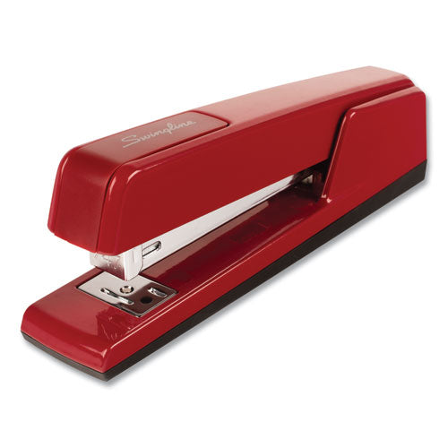 747 Classic Full Strip Stapler, 30-sheet Capacity, Lipstick Red