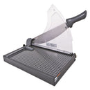 Heavy-duty Low Force Guillotine Trimmer, 40 Sheets, 14" Cut Length, Metal Base, 10.5 X 17.5