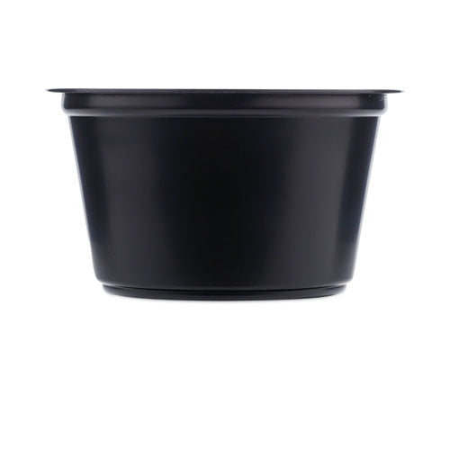 Portion Cups, 2 Oz, Black, 2,500/carton