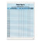 Patient Sign-in Label Forms, Two-part Carbon, 8.5 X 11.63, Blue Sheets, 125 Forms Total