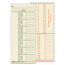 Time Clock Cards, Replacement For K14-15, Two Sides, 3.38 X 8.25, 500/box