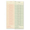 Time Clock Cards, Replacement For 10-100382/1950-9631, Two Sides, 3.5 X 10.5, 500/box