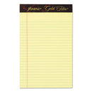 Gold Fibre Quality Writing Pads, Medium/college Rule, 50 Canary-yellow 5 X 8 Sheets, Dozen