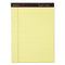 Gold Fibre Writing Pads, Wide/legal Rule, 50 Canary-yellow 8.5 X 11.75 Sheets, 4/pack
