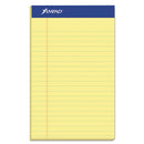 Perforated Writing Pads, Narrow Rule, 50 Canary-yellow 5 X 8 Sheets, Dozen