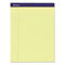 Legal Ruled Pads, Narrow Rule, 50 Canary-yellow 8.5 X 11.75 Sheets, 4/pack