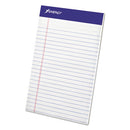 Perforated Writing Pads, Narrow Rule, 50 White 5 X 8 Sheets, Dozen