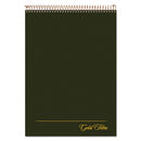 Gold Fibre Wirebound Project Notes Pad, Project-management Format, Green Cover, 70 White 8.5 X 11.75 Sheets
