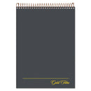 Gold Fibre Wirebound Project Notes Pad, Project-management Format, Gray Cover, 70 White 8.5 X 11.75 Sheets