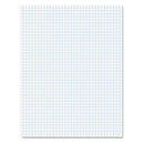 Quadrille Pads, Quadrille Rule (4 Sq/in), 50 White (heavyweight 20 Lb Bond) 8.5 X 11 Sheets