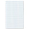 Quadrille Pads, Quadrille Rule (4 Sq/in), 50 White (standard 15 Lb Bond) 11 X 17 Sheets