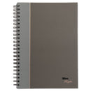 Royale Wirebound Business Notebooks, 1-subject, Medium/college Rule, Black/gray Cover, (96) 11.75 X 8.25 Sheets