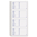 Petty Cash Receipt Book, Two-part Carbonless, 5 X 2.75, 4 Forms/sheet, 200 Forms Total