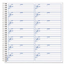 Voice Mail Message Book, One-part (no Copies), 4 X 1.14, 14 Forms/sheet, 1,400 Forms Total