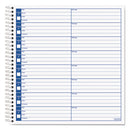 Voice Message Log Books, One-part (no Copies), 8 X 1, 8 Forms/sheet, 800 Forms Total