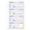 Money And Rent Receipt Books, Account + Payment Sections, Two-part Carbonless, 7.13 X 2.75, 4 Forms/sheet, 200 Forms Total