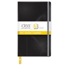 Idea Collective Journal, Hardcover With Elastic Closure, 1-subject, Wide/legal Rule, Black Cover, (120) 8.25 X 5 Sheets