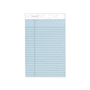 Prism + Colored Writing Pads, Narrow Rule, 50 Pastel Blue 5 X 8 Sheets, 12/pack