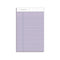 Prism + Colored Writing Pads, Narrow Rule, 50 Pastel Orchid 5 X 8 Sheets, 12/pack