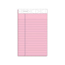 Prism + Colored Writing Pads, Narrow Rule, 50 Pastel Pink 5 X 8 Sheets, 12/pack