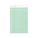 Prism + Colored Writing Pads, Narrow Rule, 50 Pastel Green 5 X 8 Sheets, 12/pack