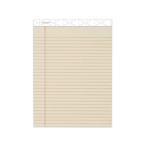 Prism + Colored Writing Pads, Wide/legal Rule, 50 Pastel Ivory 8.5 X 11.75 Sheets, 12/pack