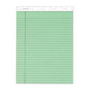 Prism + Colored Writing Pads, Wide/legal Rule, 50 Pastel Green 8.5 X 11.75 Sheets, 12/pack