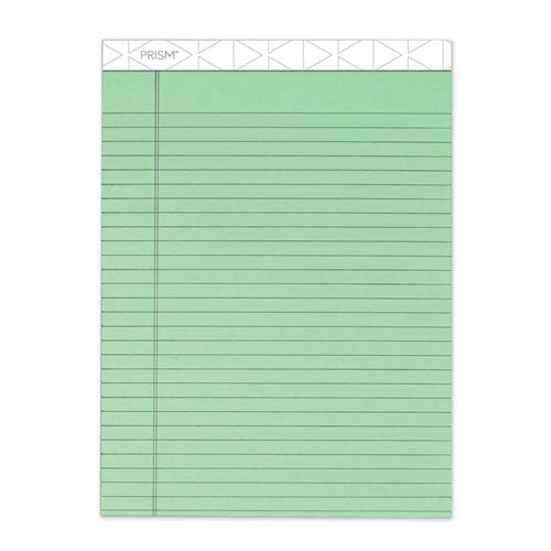 Prism + Colored Writing Pads, Wide/legal Rule, 50 Pastel Green 8.5 X 11.75 Sheets, 12/pack