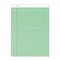 Prism + Colored Writing Pads, Wide/legal Rule, 50 Pastel Green 8.5 X 11.75 Sheets, 12/pack