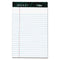 Docket Ruled Perforated Pads, Narrow Rule, 50 White 5 X 8 Sheets, 6/pack