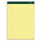 Double Docket Ruled Pads, Wide/legal Rule, 100 Canary-yellow 8.5 X 11.75 Sheets, 6/pack