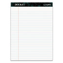 Docket Ruled Perforated Pads, Wide/legal Rule, 50 White 8.5 X 11.75 Sheets, 12/pack