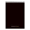 Docket Gold Planner Pad, Project-management Format, Medium/college Rule, Black Cover, 70 White 8.5 X 11.75 Sheets