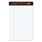 Docket Gold Ruled Perforated Pads, Narrow Rule, 50 White 5 X 8 Sheets, 12/pack