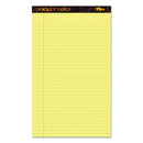 Docket Gold Ruled Perforated Pads, Wide/legal Rule, 50 Canary-yellow 8.5 X 14 Sheets, 12/pack