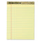 Second Nature Recycled Ruled Pads, Wide/legal Rule, 50 Canary-yellow 8.5 X 11.75 Sheets, Dozen