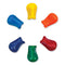 Original Grip, 2.1" Long, Assorted Colors, 6/pack