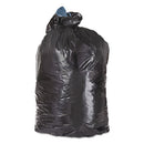 Low-density Can Liners, 45 Gal, 1.60 Mil, 23" X 46", Black, 100/carton