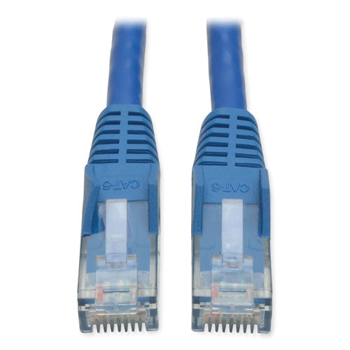 Cat6 Gigabit Snagless Molded Patch Cable, 10 Ft, Blue