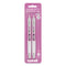 Signo 207 Gel Pen, Retractable, Medium 0.7 Mm, Black Ink, Pink Barrel, 2/pack