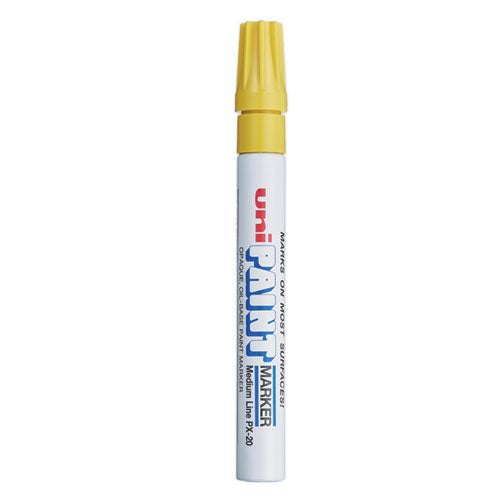 Permanent Marker, Medium Bullet Tip, Yellow