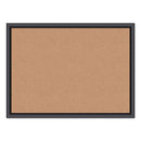 Cork Bulletin Board, 23 X 17, Natural Surface, Black Frame