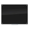 Glass Dry Erase Board, 47 X 35, Black Surface