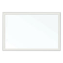 Magnetic Dry Erase Board With Decor Frame, 30 X 20, White Surface, White Wood Frame