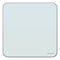 Cubicle Glass Dry Erase Board, 12 X 12, White Surface